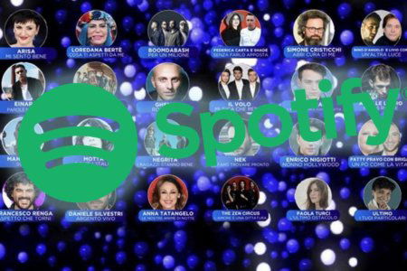 sanremo classifica spotify big musica