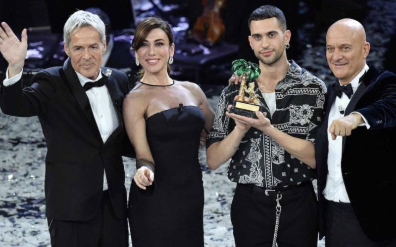 sanremo finale ascolti vince mahmood