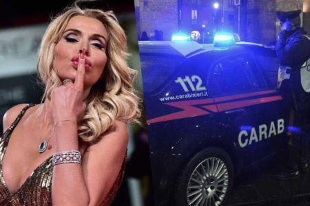 valeria marini sanremo 2018 carabinieri volante storia