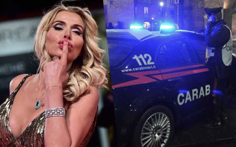 valeria marini sanremo 2018 carabinieri volante storia