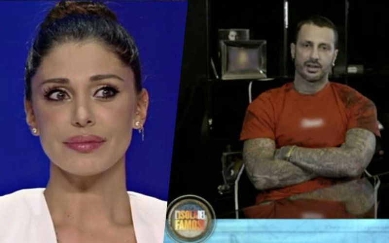 belen rodriguez fabrizio corona isola dei famosi social sfogo riccardo