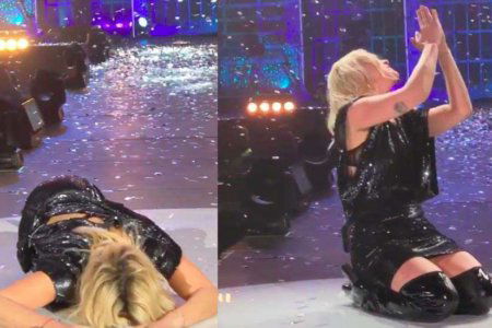 emma marrone piange concerto roma