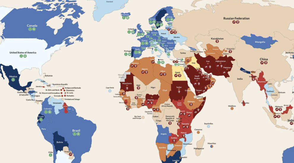 rapporto mondiale omofobia gay mappa