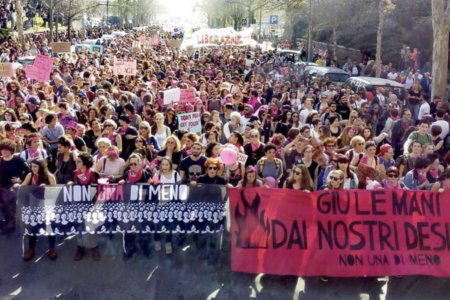 verona congresso famiglie manifestazione non una di meno femministe gay