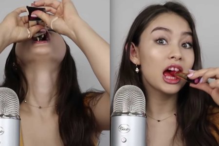 Eating Makeup ASMR