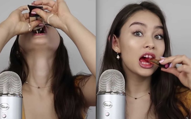 Eating Makeup ASMR
