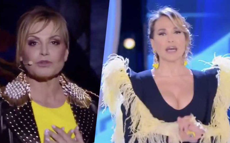 Simona Ventura Barbara d'Urso Notre Dame