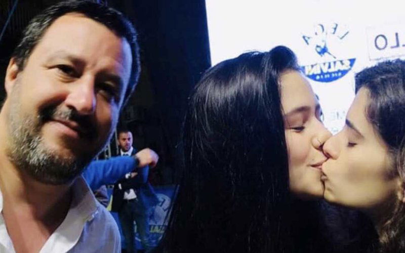 matteo salvini gay gaia matilde