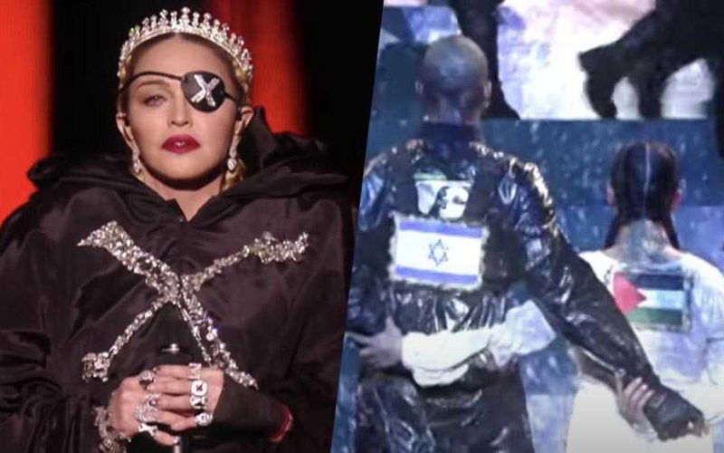 madonna israele eurovision ballerina palestina