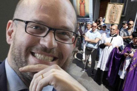 ministro lorenzo fontana processione di riparazione gay pride