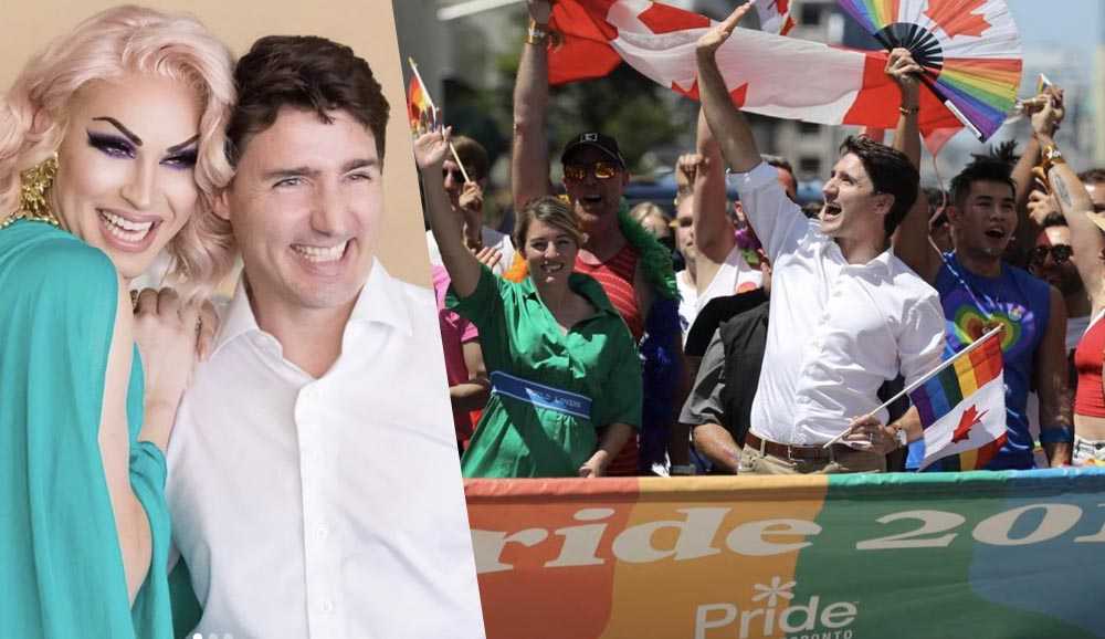 Justin Trudeau pride Brooke Lynn Hytes