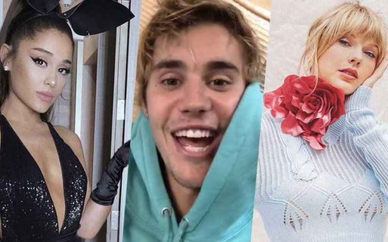 ariana grande justin bieber taylor swift