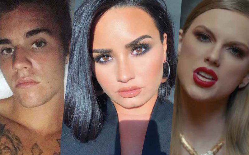 demi lovato justin bieber taylor swift