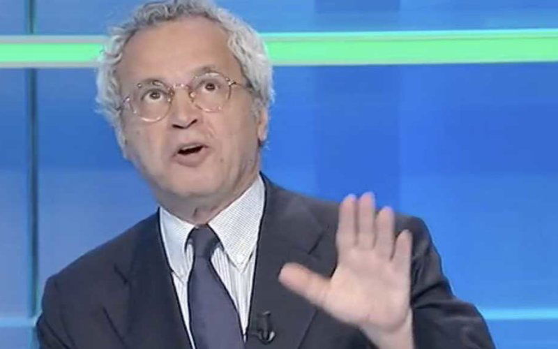 enrico mentana tg la7 incendio fuoco video milena gabanelli