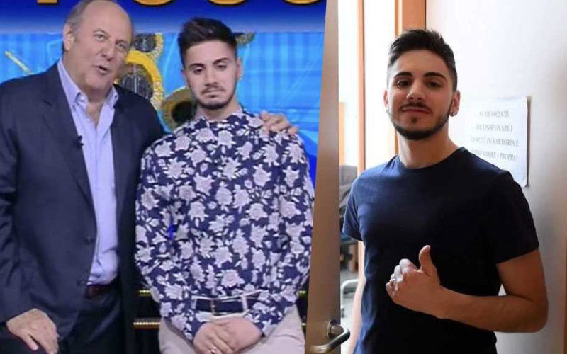 nicolo scalfi caduta libera lascia programma campione