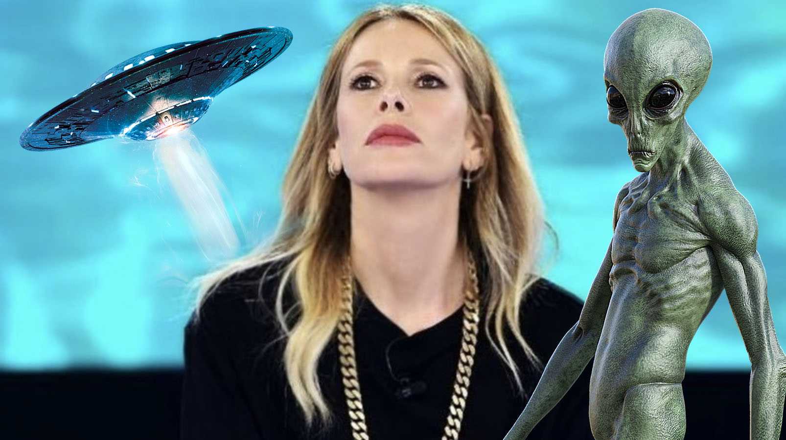 Alessia Marcuzzi Ufo alieni Oggi Alberto Dandolo