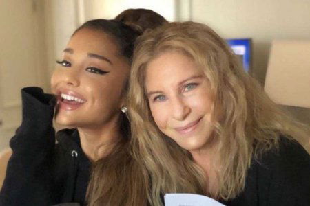 ariana grande barbra streisand video enough