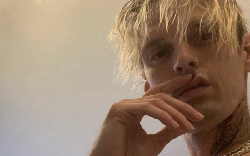 Aaron Carter Rihanna face Tattoo