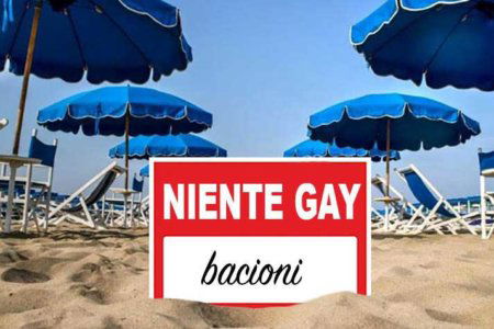 stabilimento balneare omofobo gay spiaggia