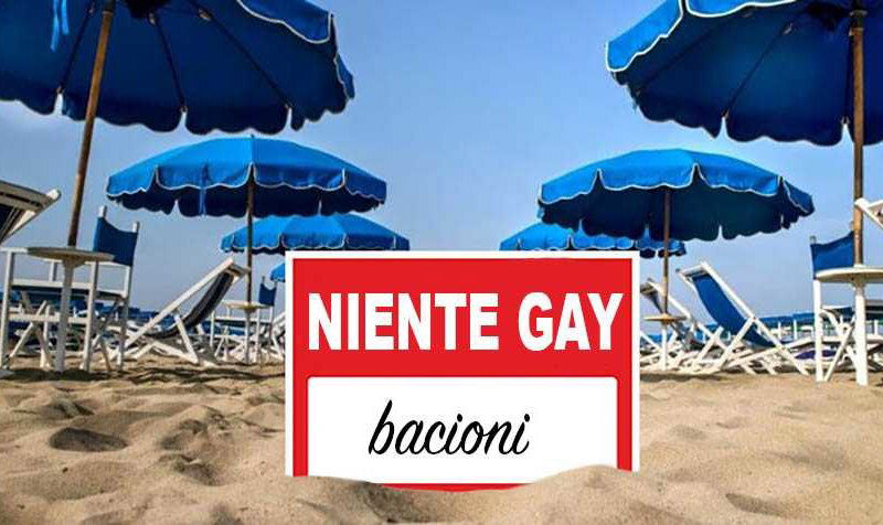 stabilimento balneare omofobo gay spiaggia