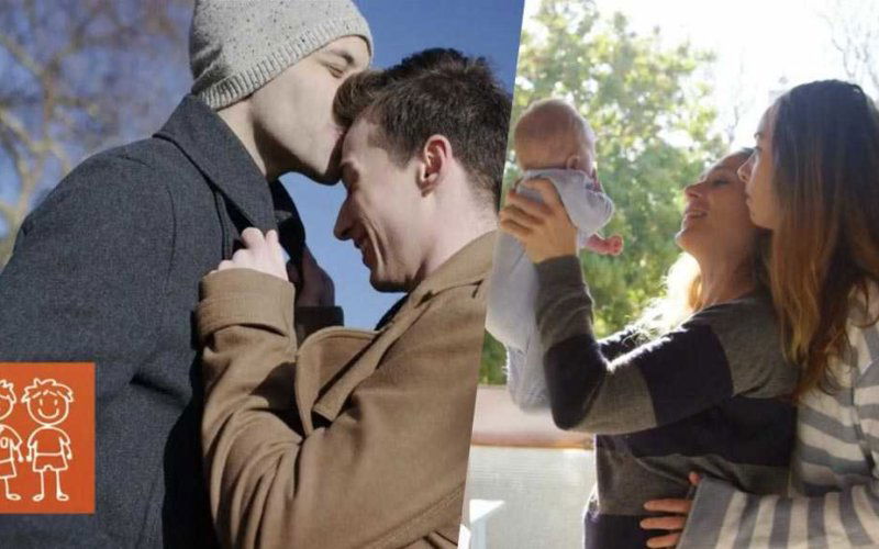 Mediaset spot famiglie gay arcobaleno rainbow