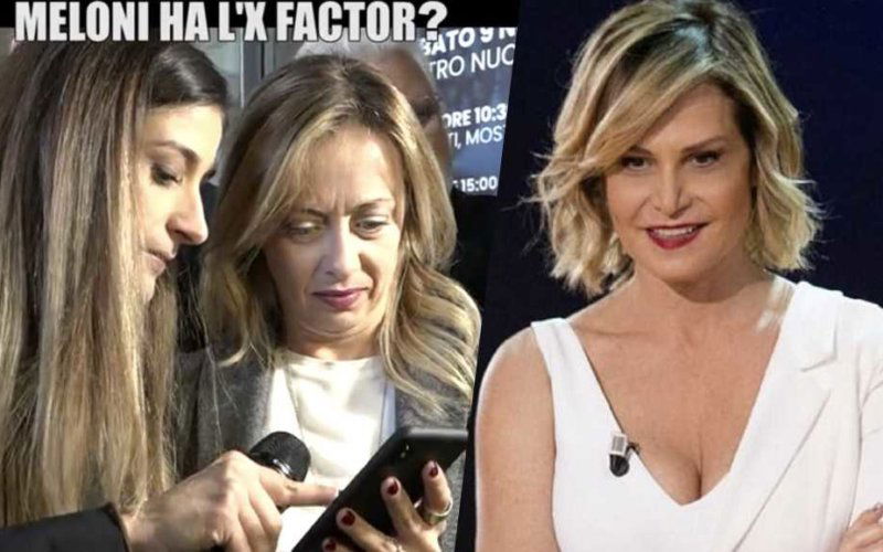 Simona Ventura Giorgia Meloni balla