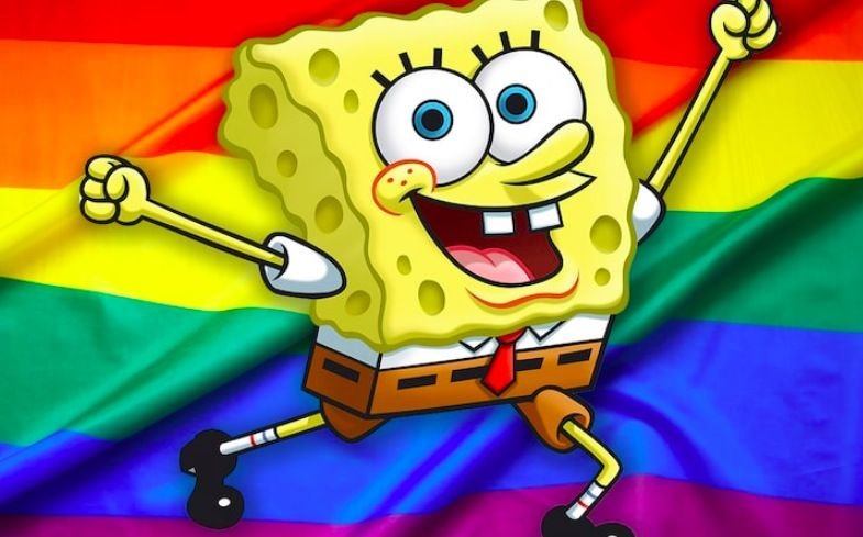 who is spongebob gay for