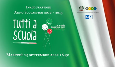 Tutti a Scuola, su RaiUno l’inaugurazione dell’anno scolastico 2012-2013. Tra gli ospiti: Noemi, Valentina Vezzali, Alex Zanardi preview