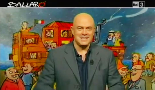 Ballarò, la copertina satirica di Maurizio Crozza, puntata del 9 ottobre 2012 – VIDEO preview