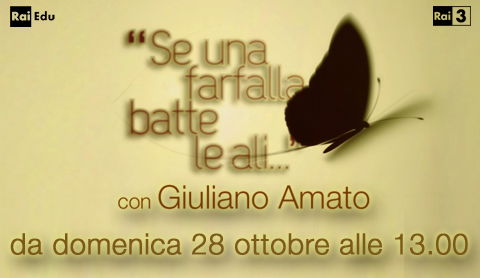 Se una farfalla batte le ali: Giuliano Amato alla guida del nuovo programma sulla globalizzazione, da oggi su RaiTre preview