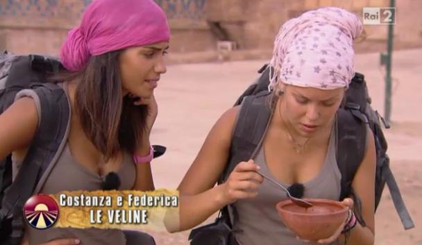 Pechino Express, sesta puntata: escono le Veline Federica Nargi e Costanza Caracciolo preview