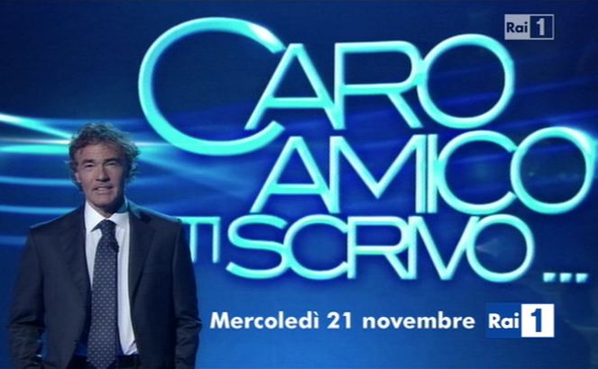 Ascolti Tv, 21 novembre 2012: Caro Amico ti scrivo a 4 mln; RIS Roma 3 a 3,9 mln; Chi l’ha visto? a 3,7 mln preview