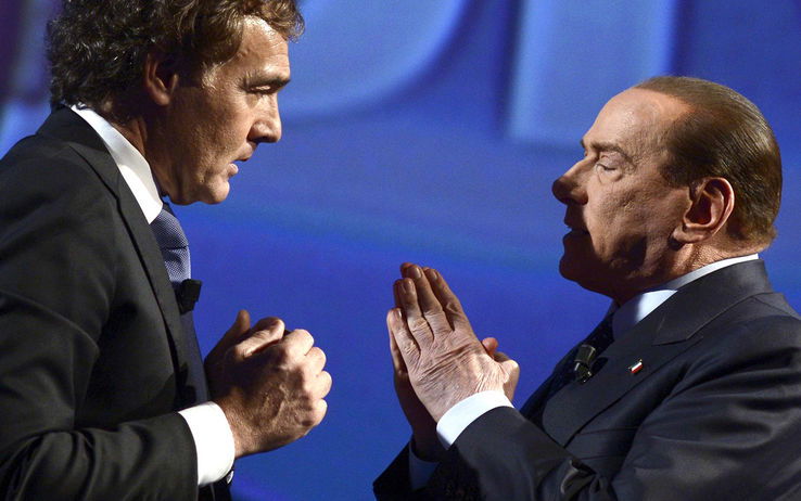 Silvio Berlusconi in Tv fra proteste ed intervento della Rai article-post