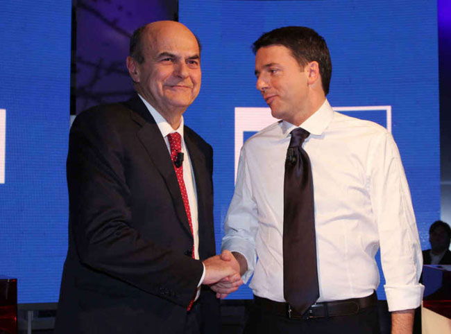 Primarie Centrosinistra in Tv, l’ultima sfida tra Bersani e Renzi: l’impegno di Sky Tg24, TgCom24 e Rai preview