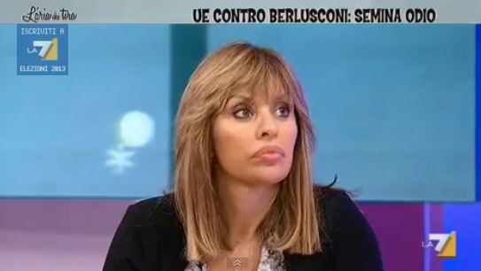 Scontro in tv tra Alessandra Mussolini e Andrea Scanzi su La7: lei lo insulta ed abbandona lo studio – VIDEO article-post
