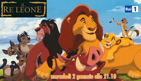 Il Re Leone, stasera su RaiUno in prima visione ed in HD preview