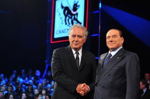 Ascolti Tv, 10 gennaio 2013: Servizio Pubblico con Silvio Berlusconi a 8,6 mln; Don Matteo 8 a 5,1 e 4,8 mln preview