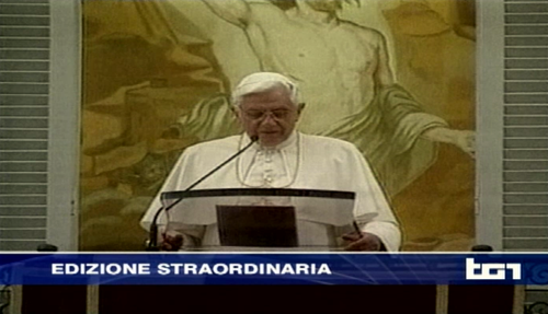 Il Papa si dimette: ecco come cambiano i palinsesti. Tutti gli appuntamenti in tv: Speciale Porta a Porta, Terra e programmazione Sky article-post