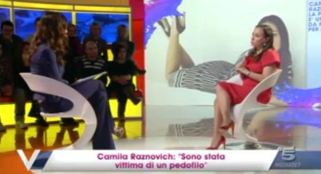 Verissimo, Camila Raznovich shock vittima di pedofilia: “Avevo sette anni, lui si è spinto in zone dove non doveva andare” preview