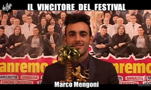 Marco Mengoni intervistato da Le Iene dopo la vittoria al Festival di Sanremo – VIDEO preview