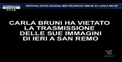 Sanremo 2013, il Festival delle polemiche commentato da Barbara D’Urso: dopo Crozza arriva Carla Bruni article-post