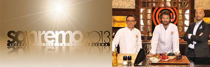Sanremo 2013, tranne Masterchef, durante la kermesse tutti i programmi hanno detto: “Stop” preview