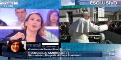 Pomeriggio Cinque, Barbara D’Urso innamorata di Papa Francesco gli dedica la puntata tra esclusive e interviste preview
