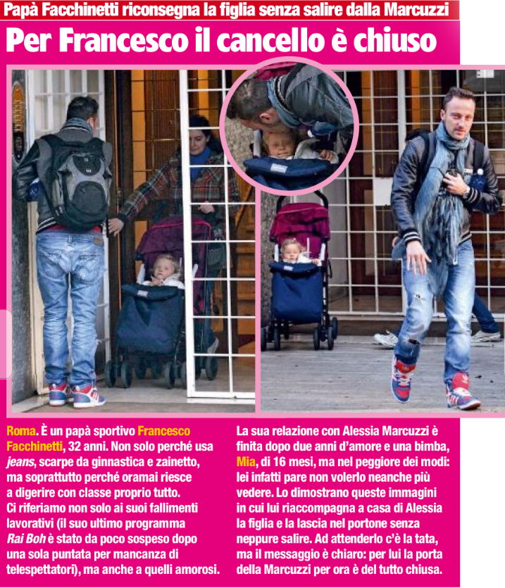 Francesco Facchinetti al centro dei gossip spazzatura, dopo il presunto flirt con Nicole Minetti l’accusano di abbandonare la figlia article-post