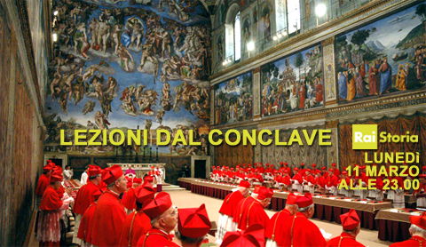 Lezioni dal Conclave: tutti i segreti ed i retroscena, alle 13:00 su RaiTre preview