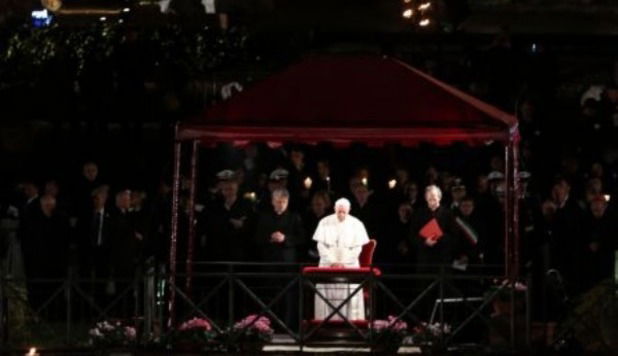 Ascolti Tv, 29 marzo 2013: prima Via Crucis di Papa Francesco a 7 mln; Occhio a quei due a 2,1 mln; Quarto Grado a 1,4 mln article-post