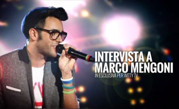 Marco Mengoni intervistato in esclusiva da WittyTv, la web tv di Maria De Filippi, in attesa di Amici 12 – VIDEO preview