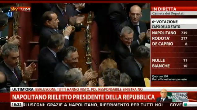 Giorgio Napolitano nuovo Presidente della Repubblica: stasera lo speciale Porta a Porta su RaiUno preview