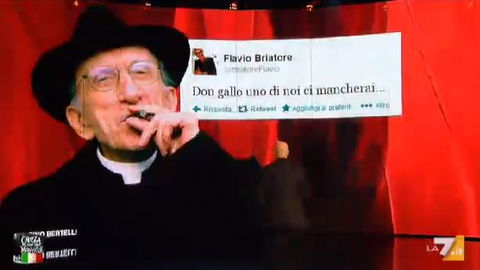 Crozza nel Paese delle Meraviglie: il ricordo di Don Gallo e la parodia di Flavio Briatore – FOTO preview