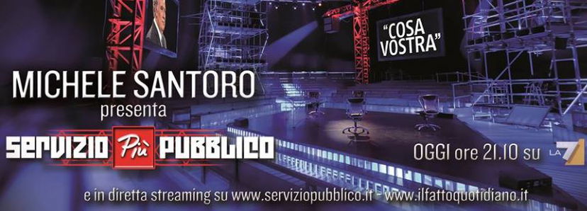 Servizio Pubblico Più, da stasera il primo speciale con Michele Santoro: Cosa Vostra preview